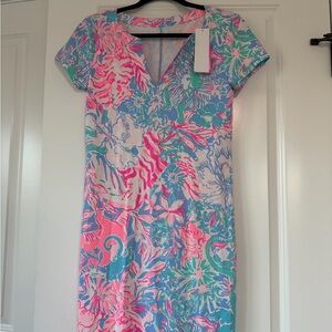 Lilly Pulitzer Vibrant Floral Midi Dress